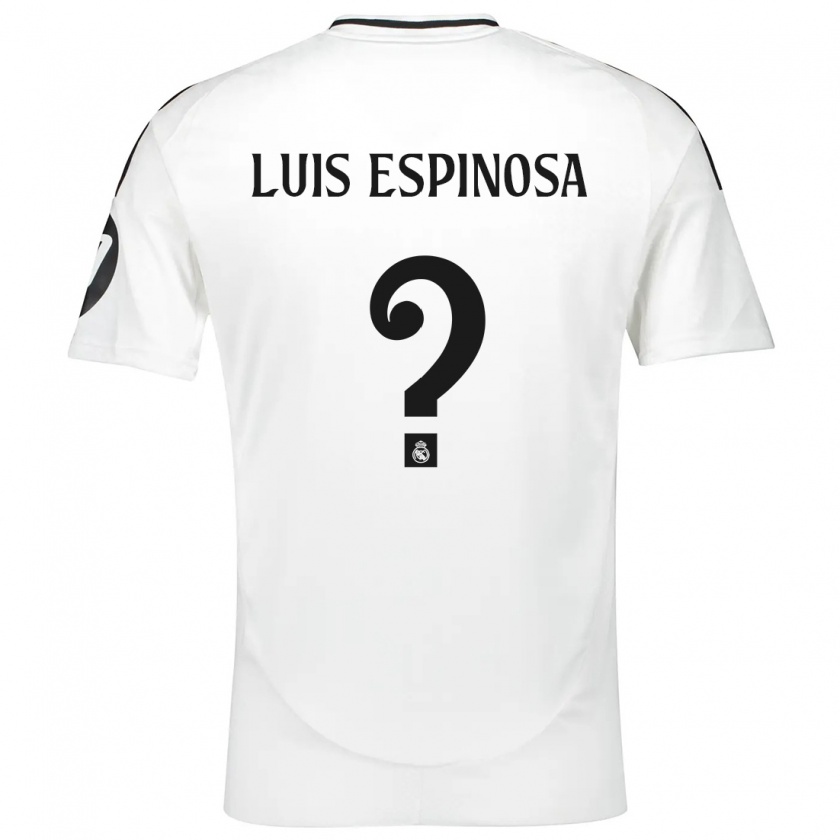 Kandiny Hombre Camiseta José Luis Espinosa #0 Blanco 1ª Equipación 2024/25 La Camisa Chile