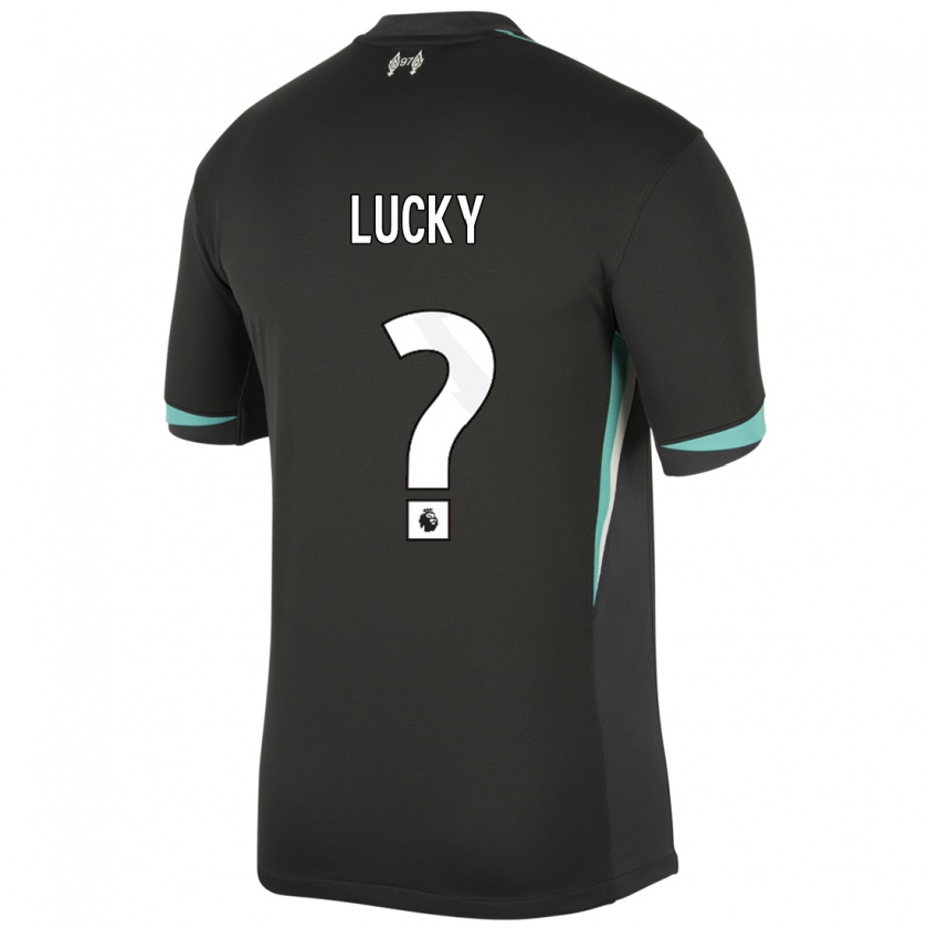 Kandiny Hombre Camiseta Wellity Lucky #0 Negro Antracita Blanco 2ª Equipación 2024/25 La Camisa Chile