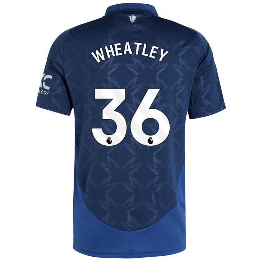 Kandiny Hombre Camiseta Ethan Wheatley #36 Índigo 2ª Equipación 2024/25 La Camisa Chile