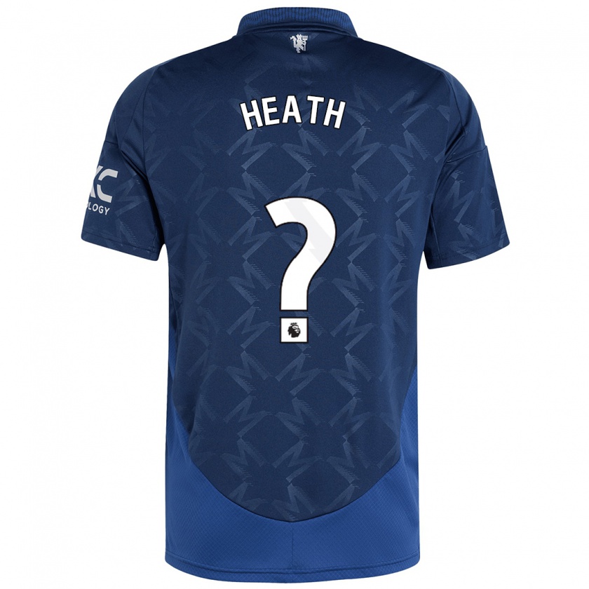 Kandiny Hombre Camiseta Fred Heath #0 Índigo 2ª Equipación 2024/25 La Camisa Chile