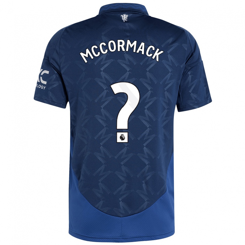 Kandiny Hombre Camiseta Rafe Mccormack #0 Índigo 2ª Equipación 2024/25 La Camisa Chile