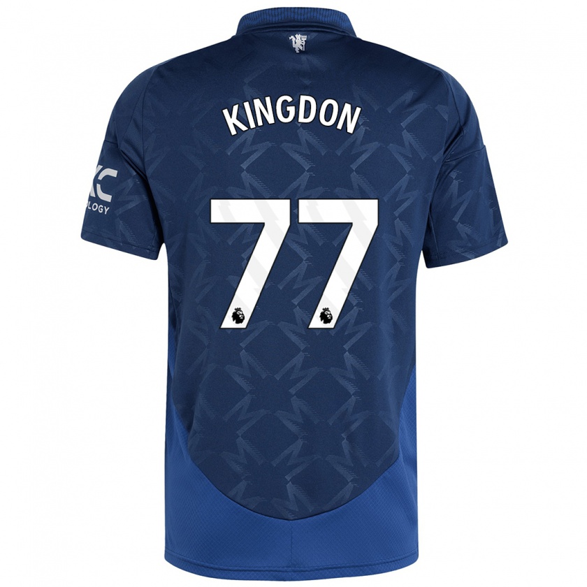 Kandiny Hombre Camiseta Jack Kingdon #77 Índigo 2ª Equipación 2024/25 La Camisa Chile