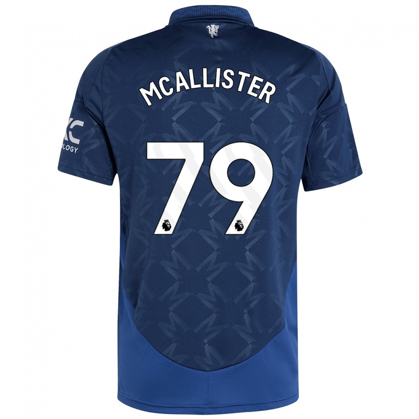 Kandiny Hombre Camiseta Finley Mcallister #79 Índigo 2ª Equipación 2024/25 La Camisa Chile