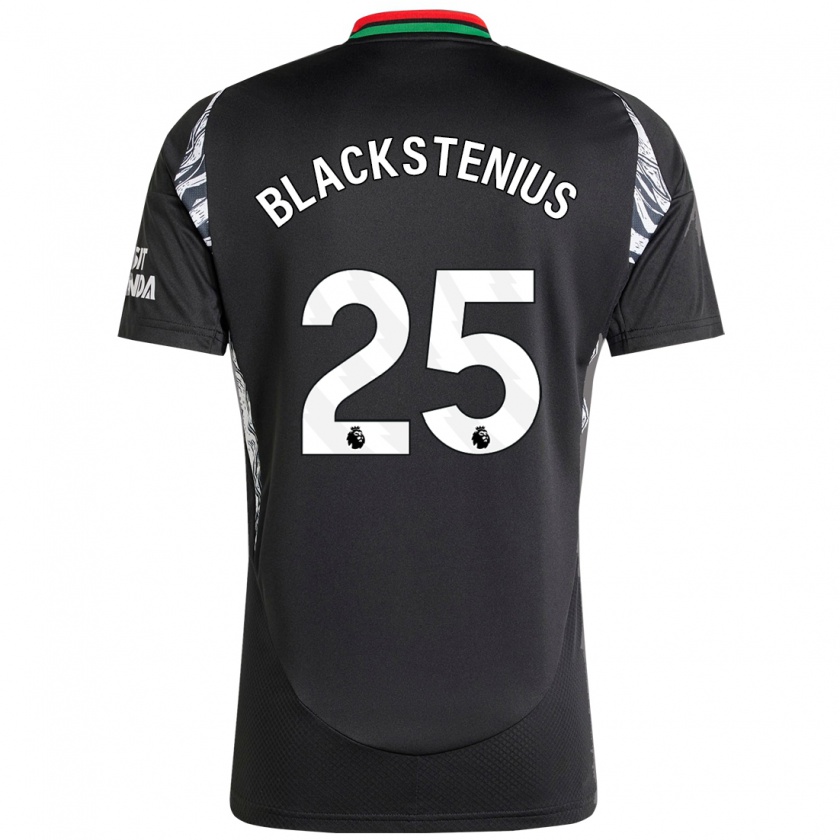 Kandiny Hombre Camiseta Stina Blackstenius #25 Negro 2ª Equipación 2024/25 La Camisa Chile