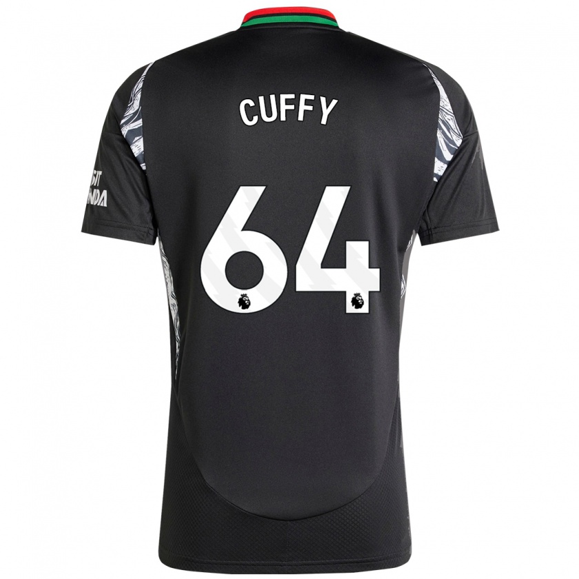 Kandiny Hombre Camiseta Brooke Norton Cuffy #64 Negro 2ª Equipación 2024/25 La Camisa Chile