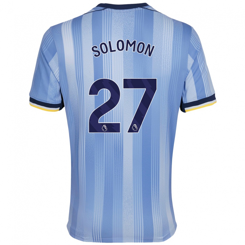 Kandiny Hombre Camiseta Manor Solomon #27 Azul Claro 2ª Equipación 2024/25 La Camisa Chile