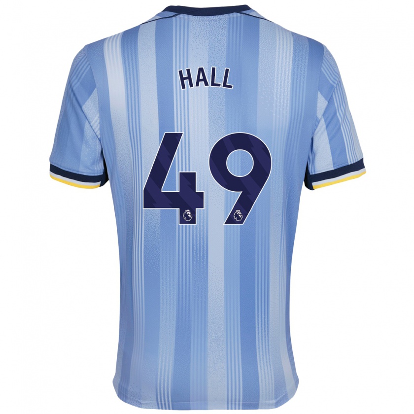 Kandiny Hombre Camiseta Tyrese Hall #49 Azul Claro 2ª Equipación 2024/25 La Camisa Chile