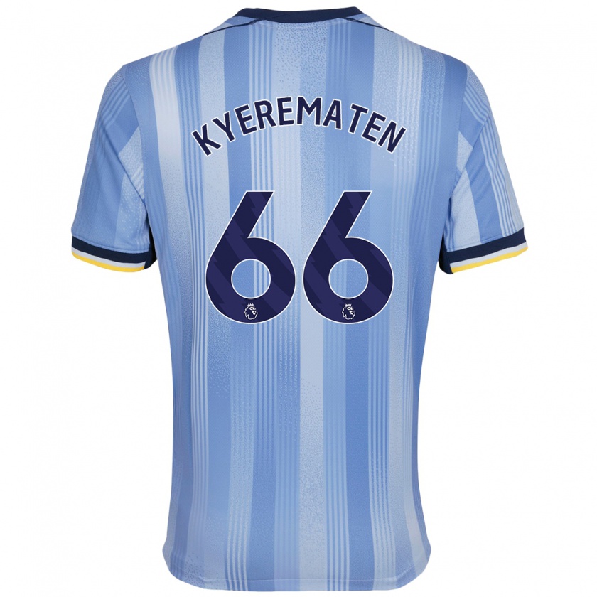 Kandiny Hombre Camiseta Rio Kyerematen #66 Azul Claro 2ª Equipación 2024/25 La Camisa Chile