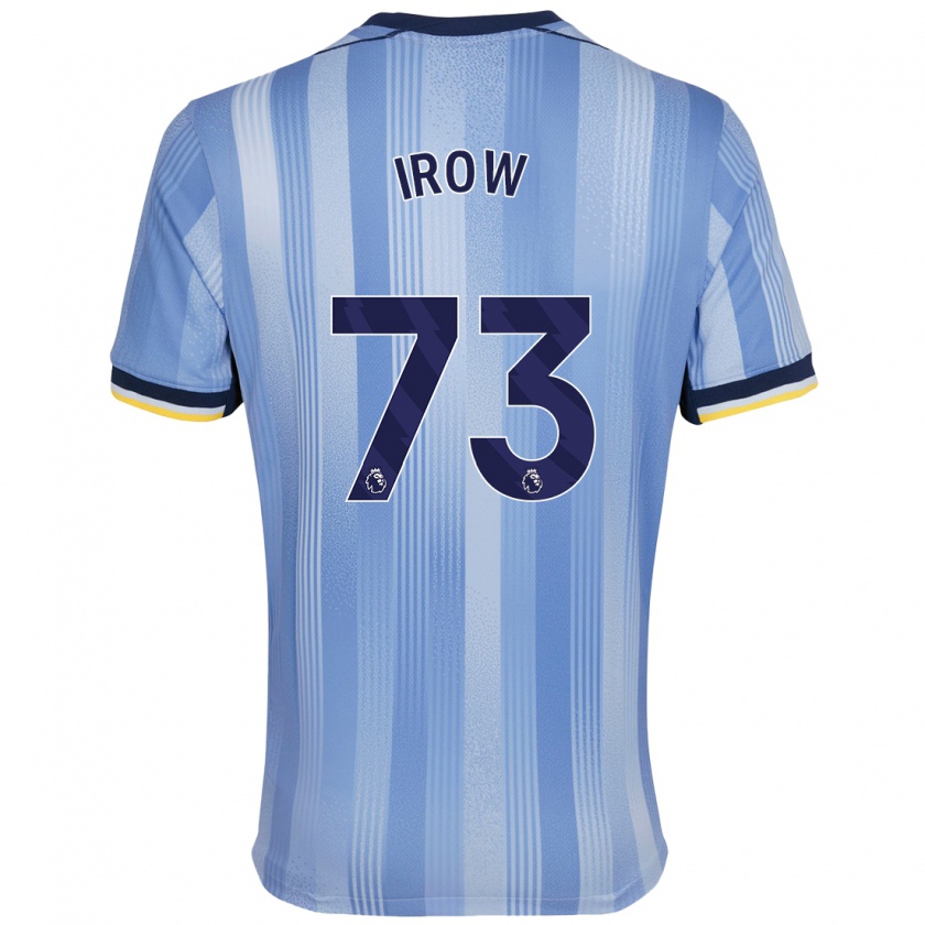 Kandiny Hombre Camiseta Oliver Irow #73 Azul Claro 2ª Equipación 2024/25 La Camisa Chile