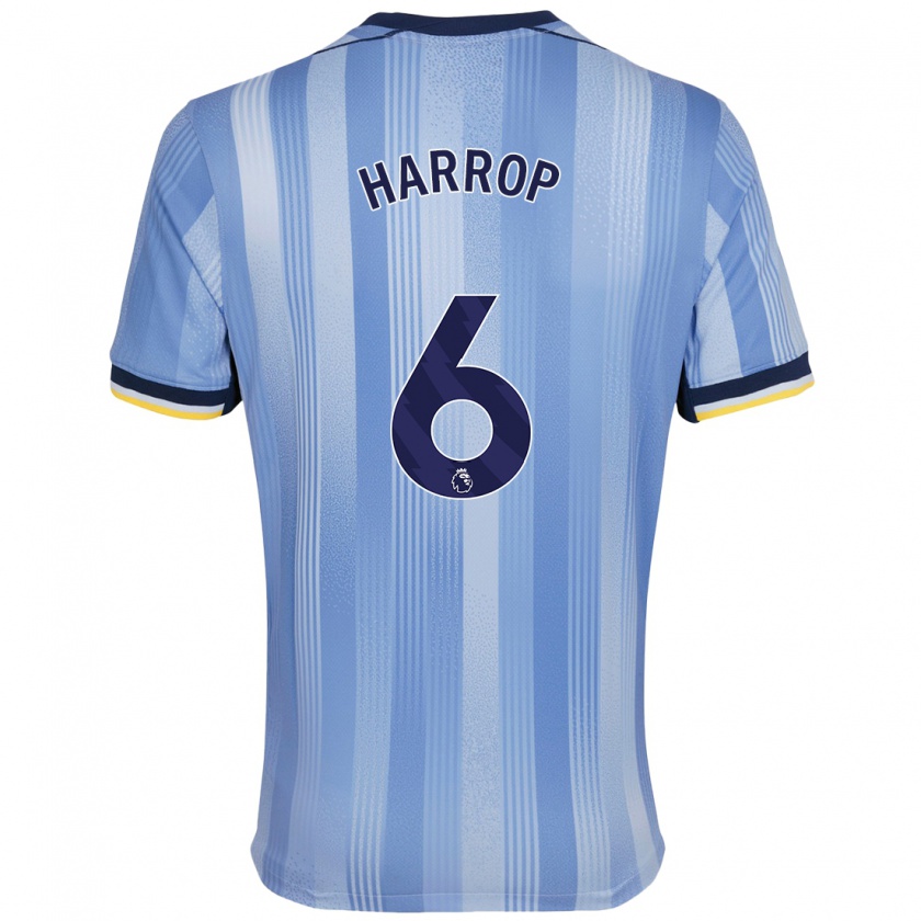 Kandiny Hombre Camiseta Kerys Harrop #6 Azul Claro 2ª Equipación 2024/25 La Camisa Chile