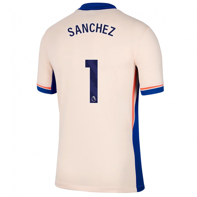 Kandiny Hombre Camiseta Robert Sánchez #1 Beige Claro 2ª Equipación 2024/25 La Camisa Chile