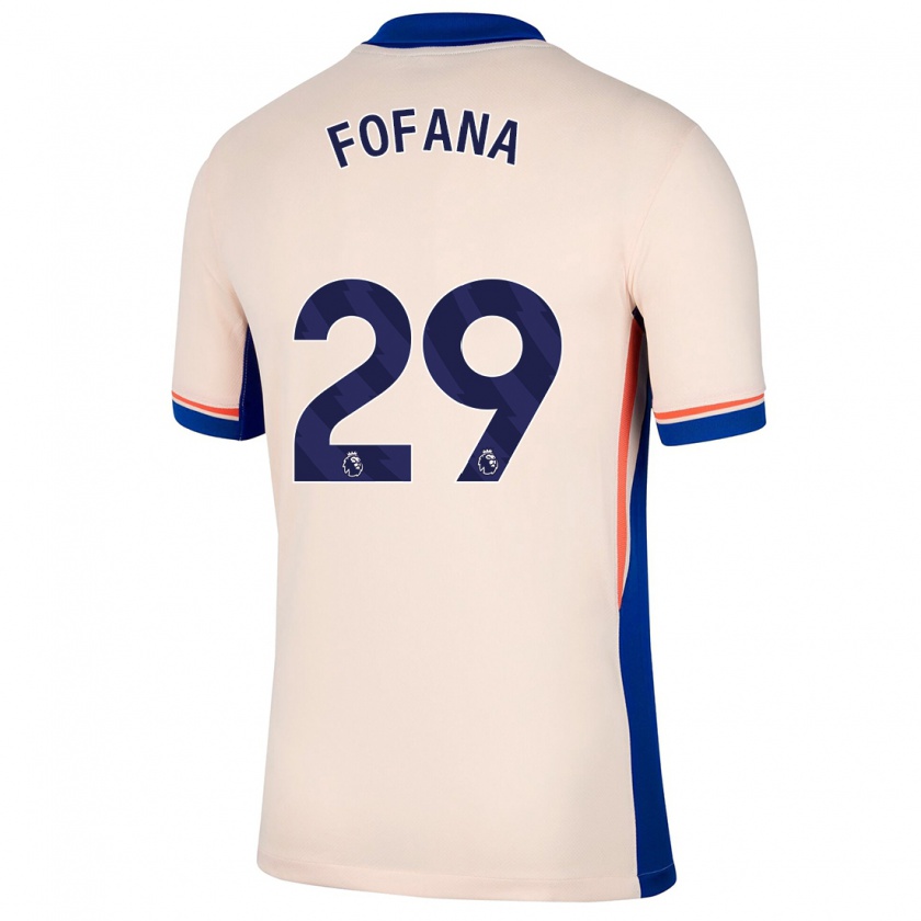 Kandiny Hombre Camiseta Wesley Fofana #29 Beige Claro 2ª Equipación 2024/25 La Camisa Chile