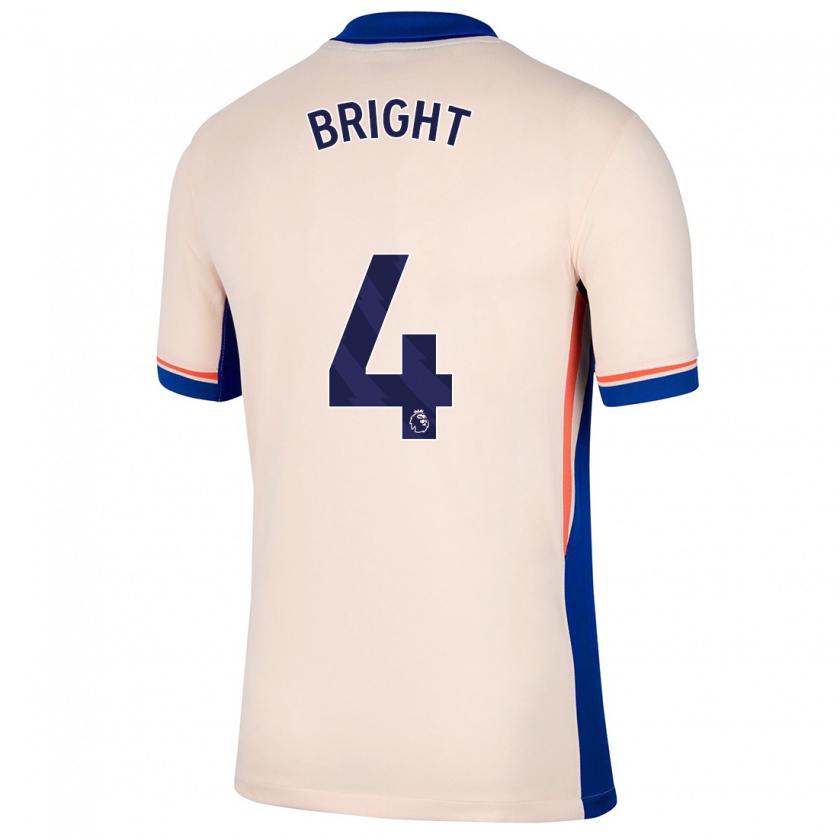 Kandiny Hombre Camiseta Millie Bright #4 Beige Claro 2ª Equipación 2024/25 La Camisa Chile