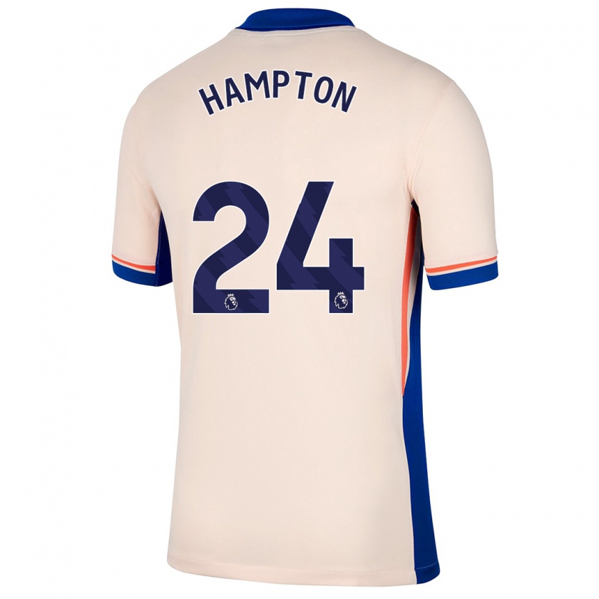 Kandiny Hombre Camiseta Hannah Hampton #24 Beige Claro 2ª Equipación 2024/25 La Camisa Chile