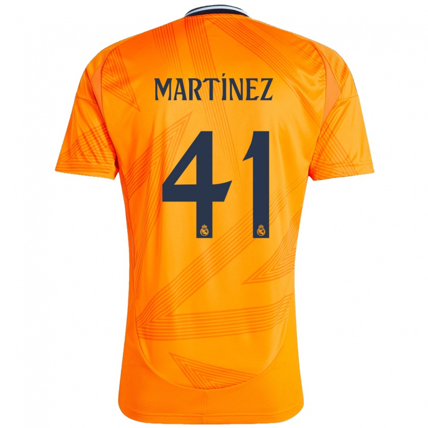 Kandiny Hombre Camiseta Joan Martínez #41 Naranja 2ª Equipación 2024/25 La Camisa Chile