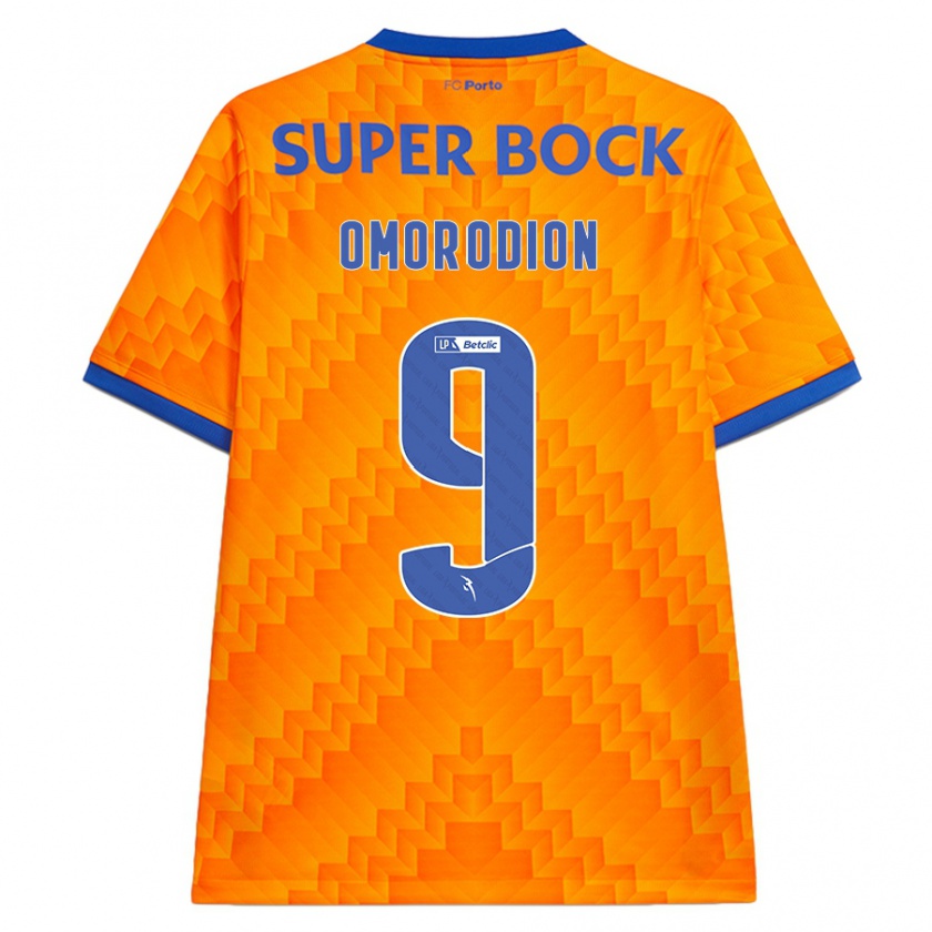 Kandiny Hombre Camiseta Samu Omorodion #9 Naranja 2ª Equipación 2024/25 La Camisa Chile