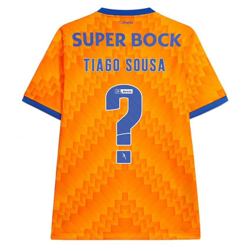 Kandiny Hombre Camiseta Tiago Sousa #0 Naranja 2ª Equipación 2024/25 La Camisa Chile