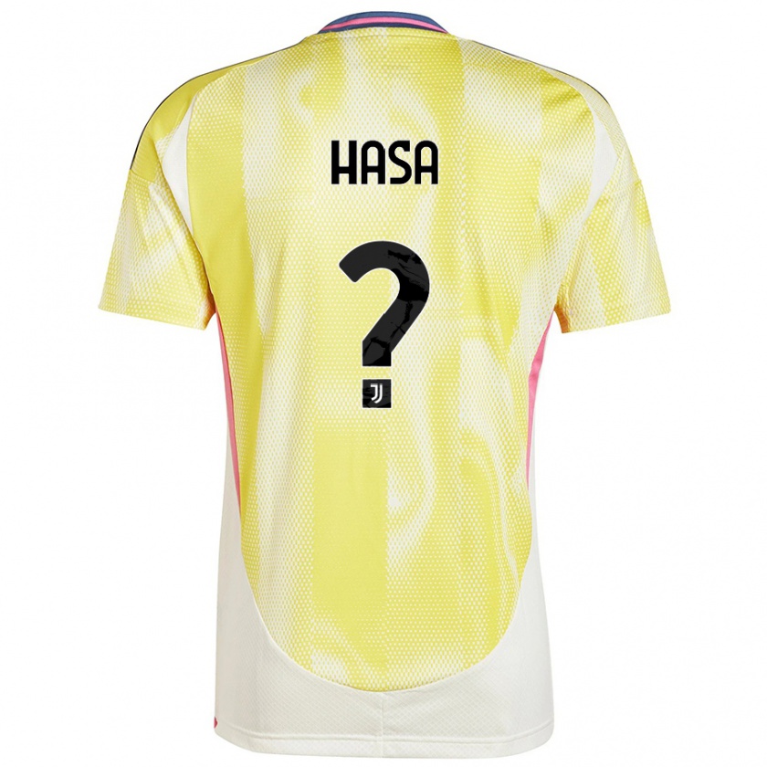 Kandiny Hombre Camiseta Luis Hasa #0 Amarillo Solar 2ª Equipación 2024/25 La Camisa Chile