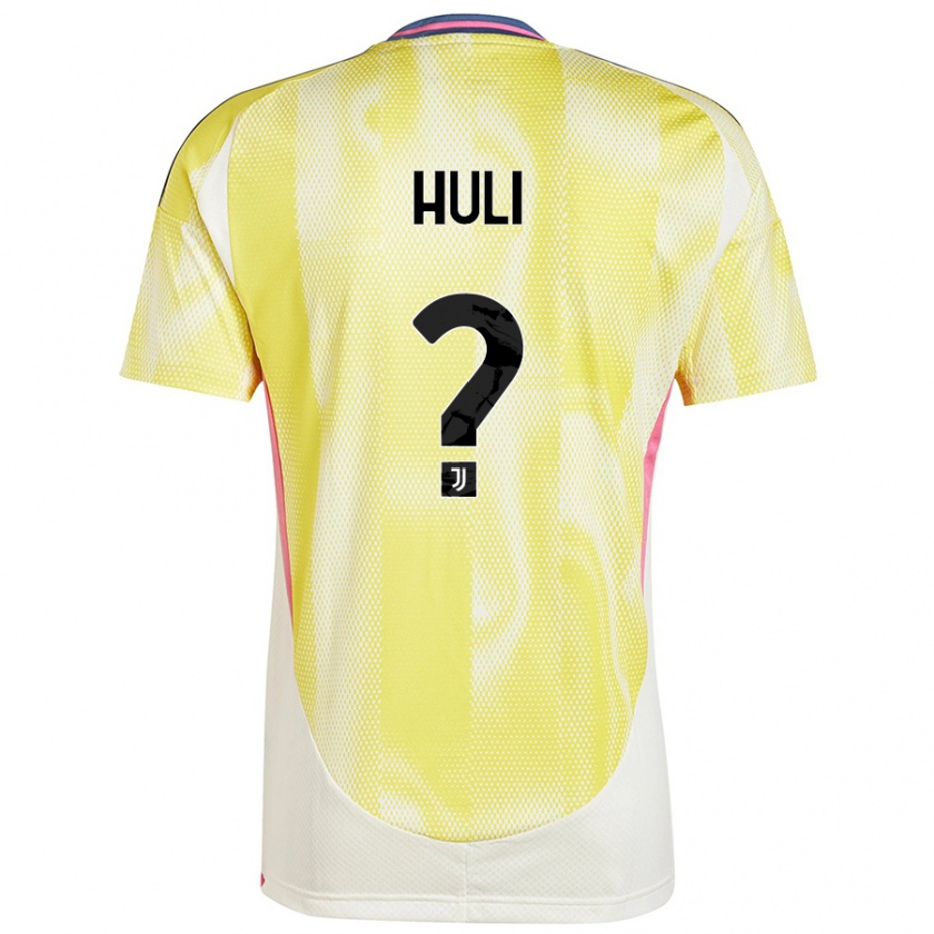 Kandiny Hombre Camiseta Raffaele Huli #0 Amarillo Solar 2ª Equipación 2024/25 La Camisa Chile