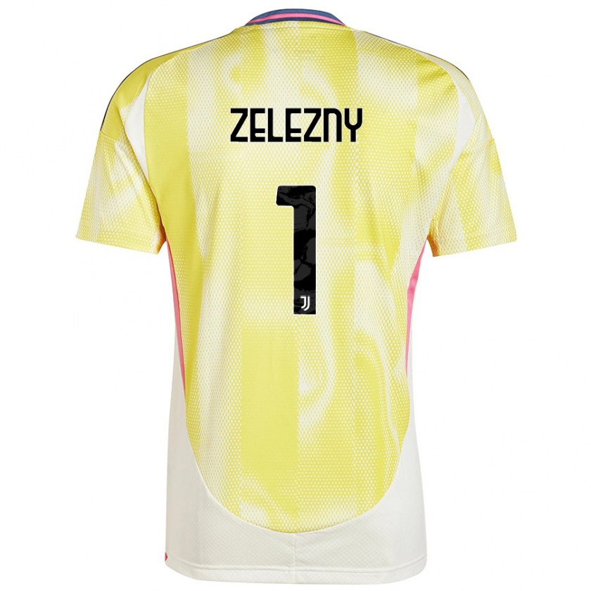 Kandiny Hombre Camiseta Radoslaw Zelezny #1 Amarillo Solar 2ª Equipación 2024/25 La Camisa Chile