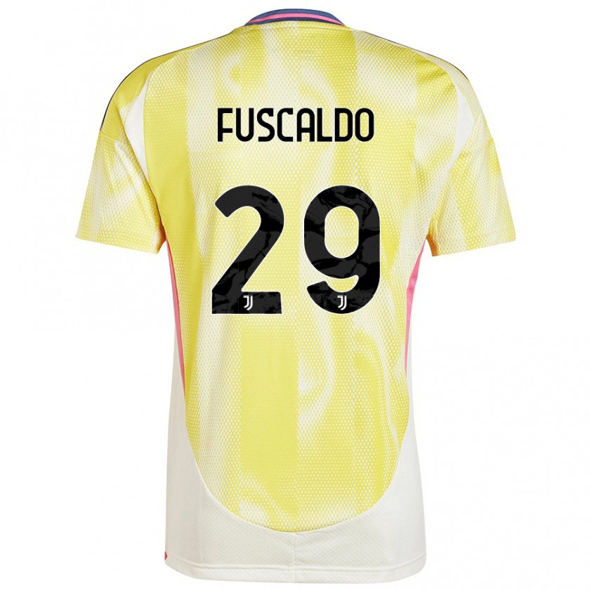 Kandiny Hombre Camiseta Matteo Fuscaldo #29 Amarillo Solar 2ª Equipación 2024/25 La Camisa Chile