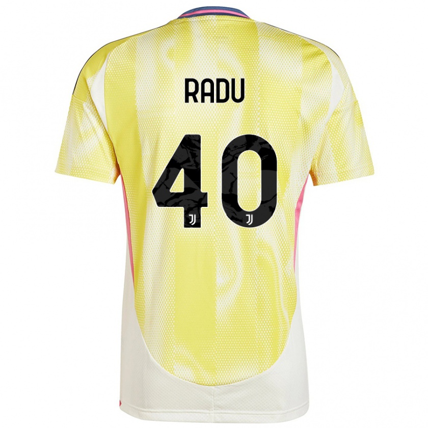 Kandiny Hombre Camiseta Riccardo Radu #40 Amarillo Solar 2ª Equipación 2024/25 La Camisa Chile