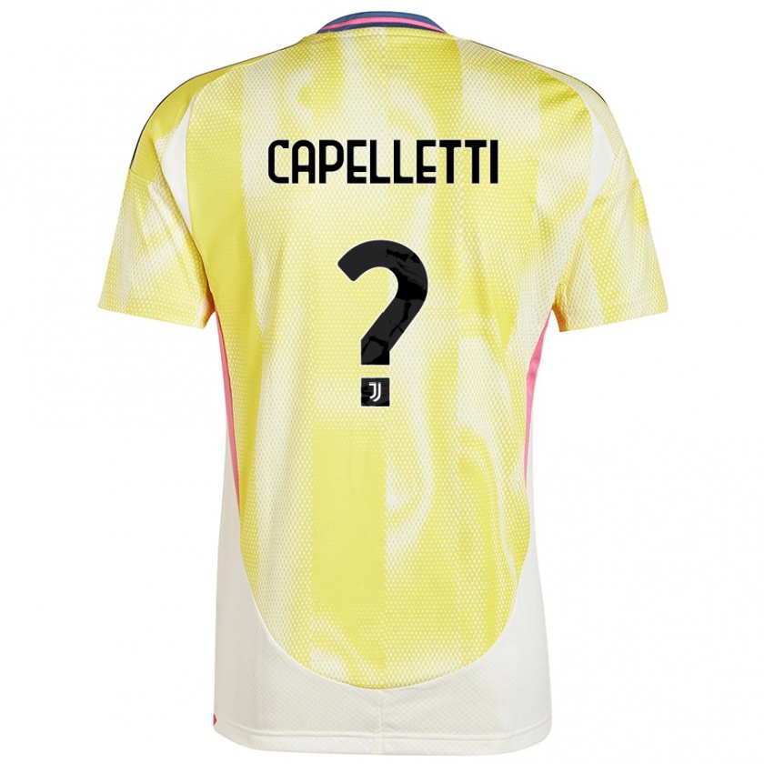 Kandiny Hombre Camiseta Alessia Capelletti #0 Amarillo Solar 2ª Equipación 2024/25 La Camisa Chile