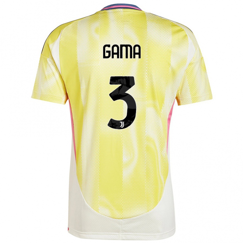 Kandiny Hombre Camiseta Sara Gama #3 Amarillo Solar 2ª Equipación 2024/25 La Camisa Chile