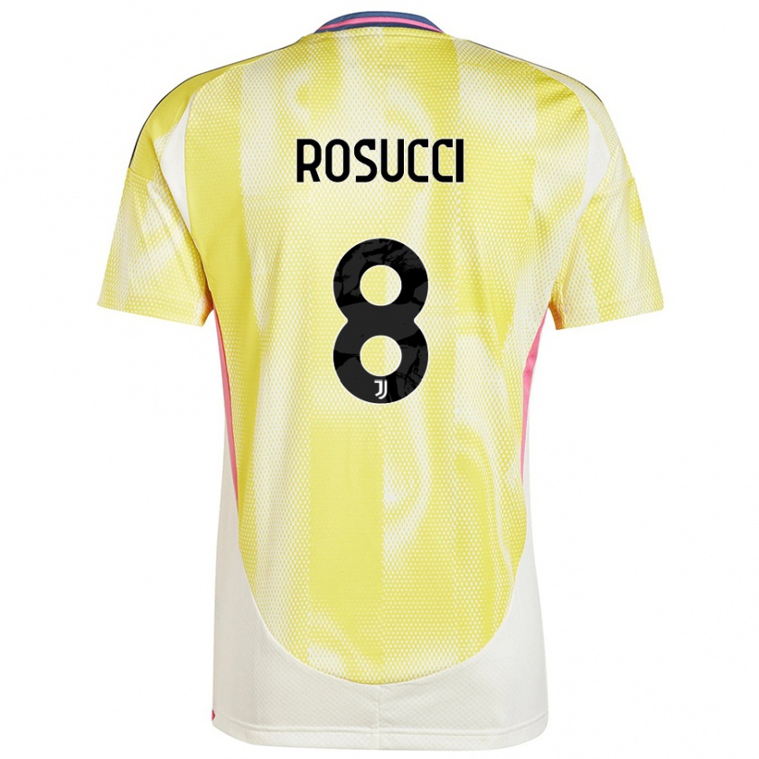 Kandiny Hombre Camiseta Martina Rosucci #8 Amarillo Solar 2ª Equipación 2024/25 La Camisa Chile