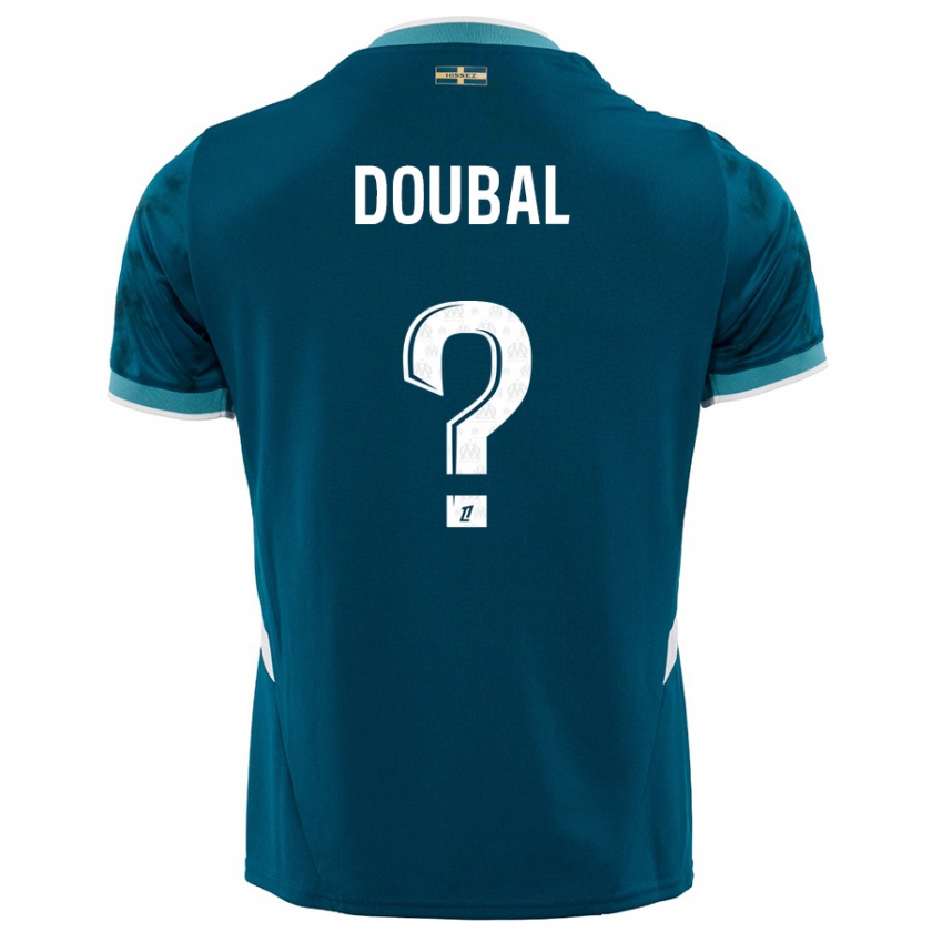 Kandiny Hombre Camiseta Anis Doubal #0 Azul Turquesa 2ª Equipación 2024/25 La Camisa Chile