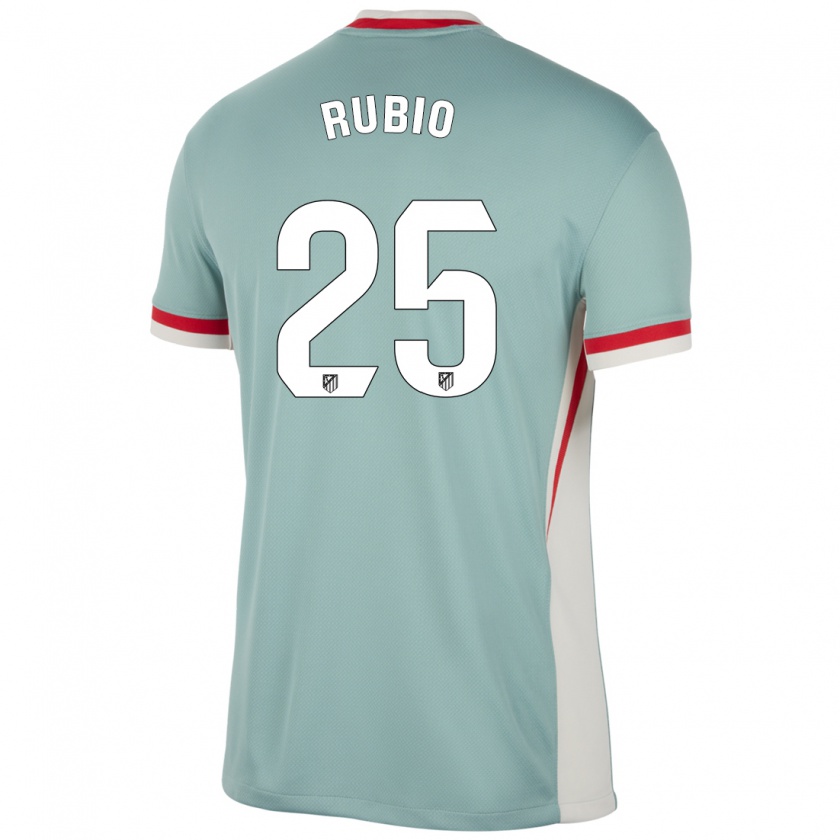 Kandiny Hombre Camiseta Daniel Rubio #25 Beige Claro Azul 2ª Equipación 2024/25 La Camisa Chile