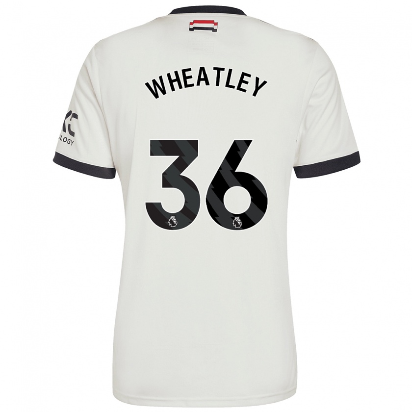 Kandiny Hombre Camiseta Ethan Wheatley #36 Blanquecino Equipación Tercera 2024/25 La Camisa Chile