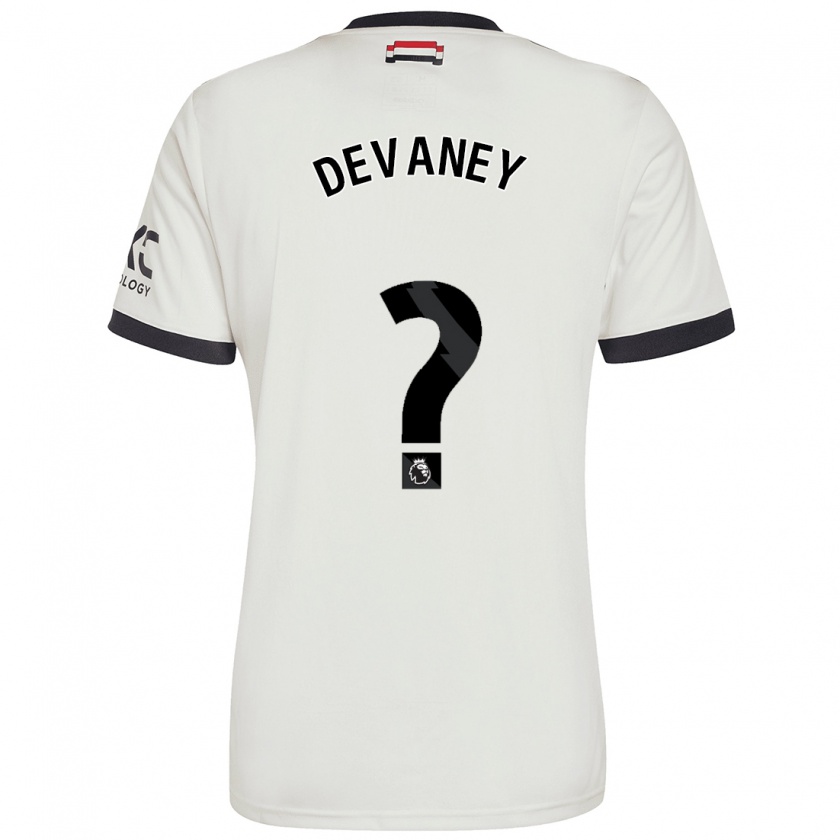 Kandiny Hombre Camiseta Jacob Devaney #0 Blanquecino Equipación Tercera 2024/25 La Camisa Chile