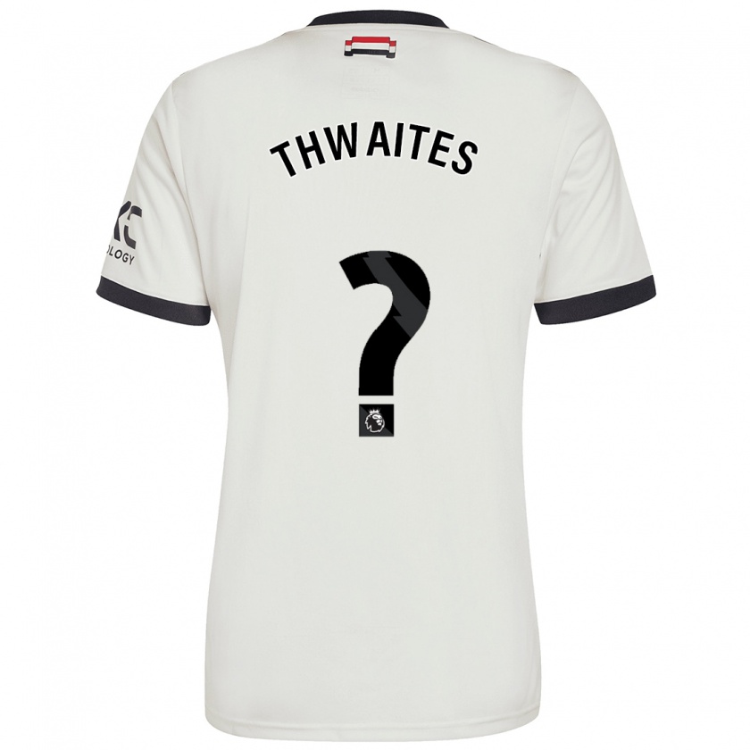 Kandiny Hombre Camiseta Jim Thwaites #0 Blanquecino Equipación Tercera 2024/25 La Camisa Chile