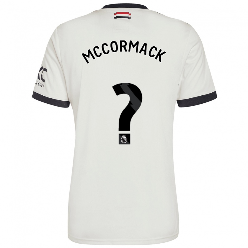 Kandiny Hombre Camiseta Rafe Mccormack #0 Blanquecino Equipación Tercera 2024/25 La Camisa Chile