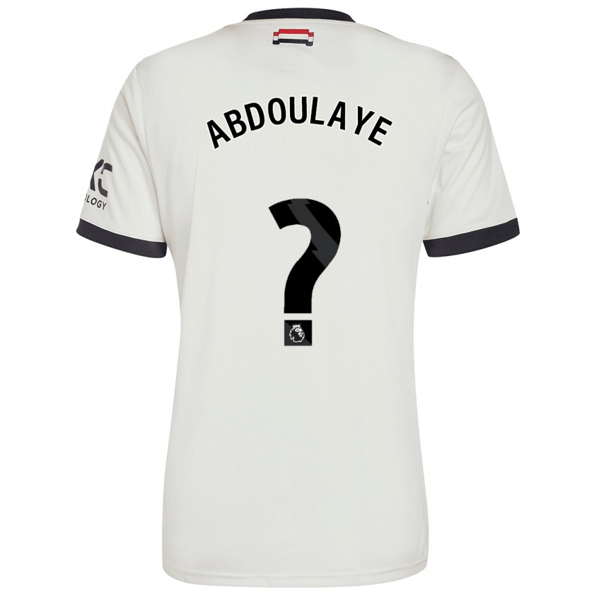 Kandiny Hombre Camiseta Douka Abdoulaye #0 Blanquecino Equipación Tercera 2024/25 La Camisa Chile