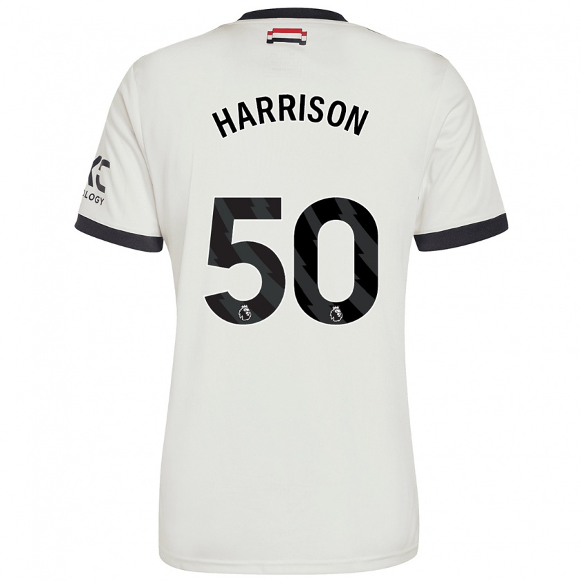 Kandiny Hombre Camiseta Elyh Harrison #50 Blanquecino Equipación Tercera 2024/25 La Camisa Chile