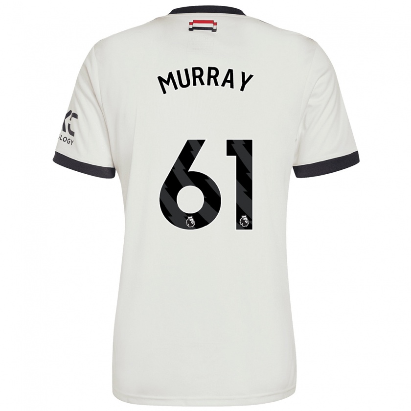 Kandiny Hombre Camiseta Sam Murray #61 Blanquecino Equipación Tercera 2024/25 La Camisa Chile