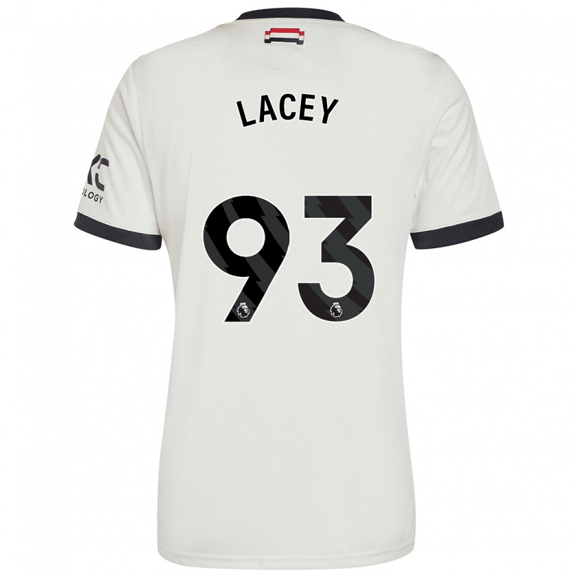 Kandiny Hombre Camiseta Shea Lacey #93 Blanquecino Equipación Tercera 2024/25 La Camisa Chile