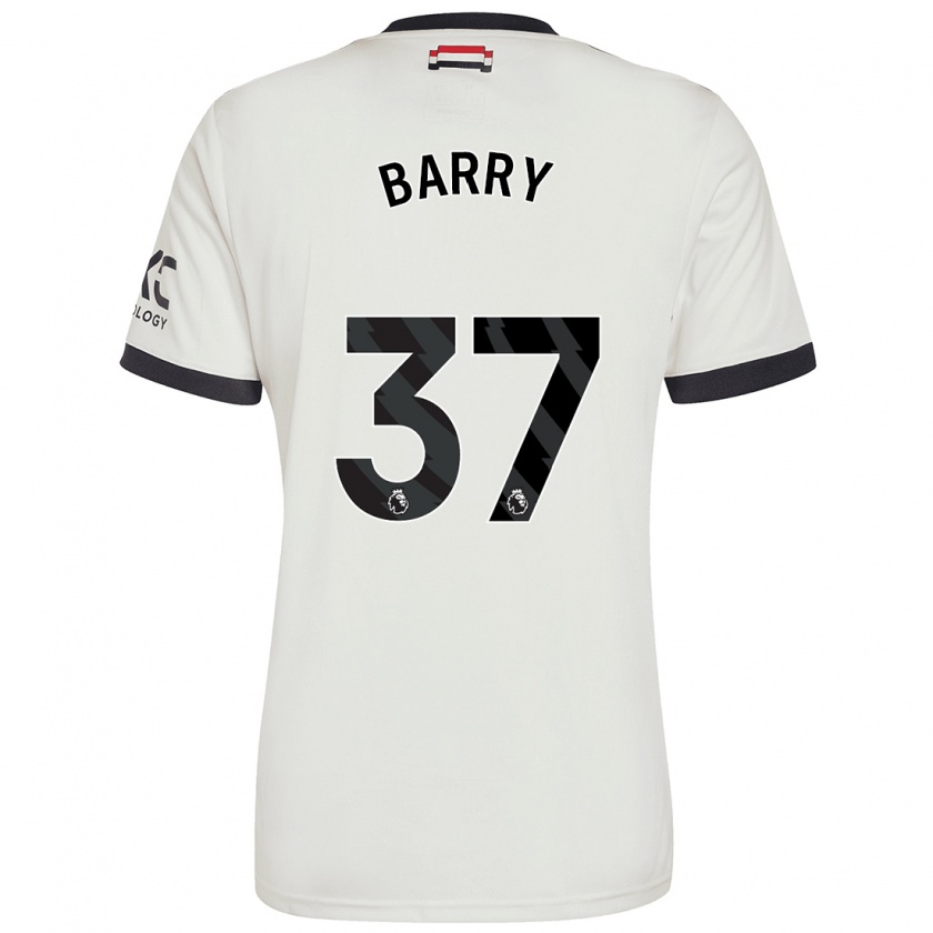 Kandiny Hombre Camiseta Keira Barry #37 Blanquecino Equipación Tercera 2024/25 La Camisa Chile