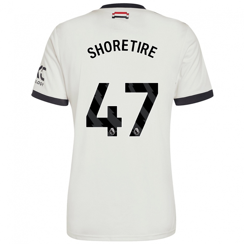 Kandiny Hombre Camiseta Shola Shoretire #47 Blanquecino Equipación Tercera 2024/25 La Camisa Chile