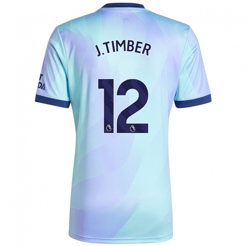 Kandiny Hombre Camiseta Jurrien Timber #12 Agua Equipación Tercera 2024/25 La Camisa Chile