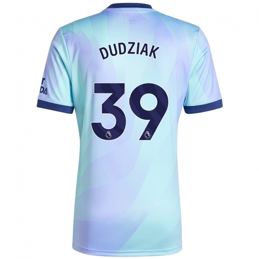 Kandiny Hombre Camiseta Harrison Dudziak #39 Agua Equipación Tercera 2024/25 La Camisa Chile