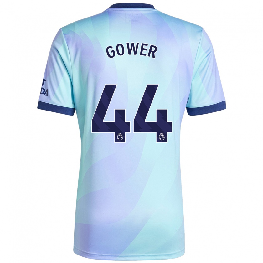 Kandiny Hombre Camiseta Jimi Gower #44 Agua Equipación Tercera 2024/25 La Camisa Chile