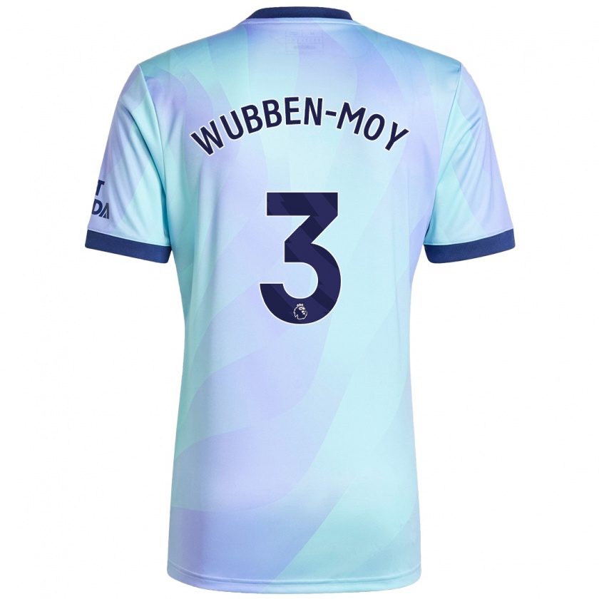 Kandiny Hombre Camiseta Lotte Wubben-Moy #3 Agua Equipación Tercera 2024/25 La Camisa Chile