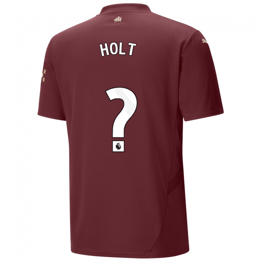 Kandiny Hombre Camiseta Charlie Holt #0 Granate Equipación Tercera 2024/25 La Camisa Chile