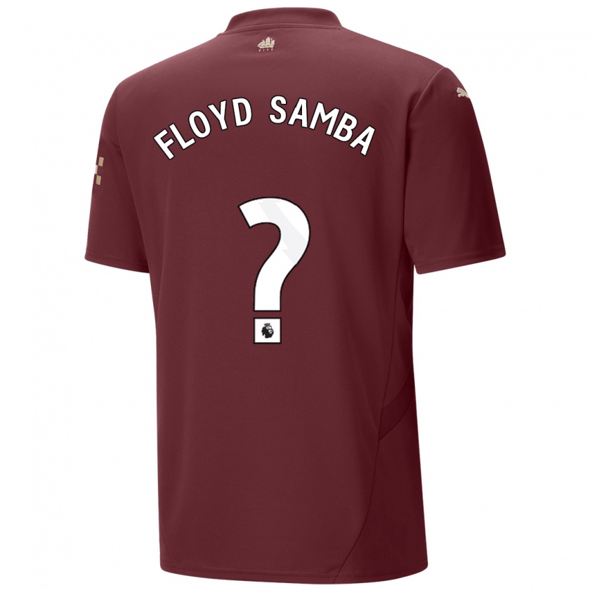 Kandiny Hombre Camiseta Floyd Samba #0 Granate Equipación Tercera 2024/25 La Camisa Chile