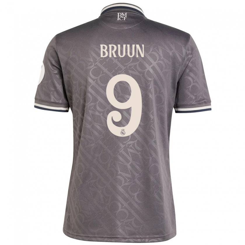 Kandiny Hombre Camiseta Signe Bruun #9 Carbón Equipación Tercera 2024/25 La Camisa Chile