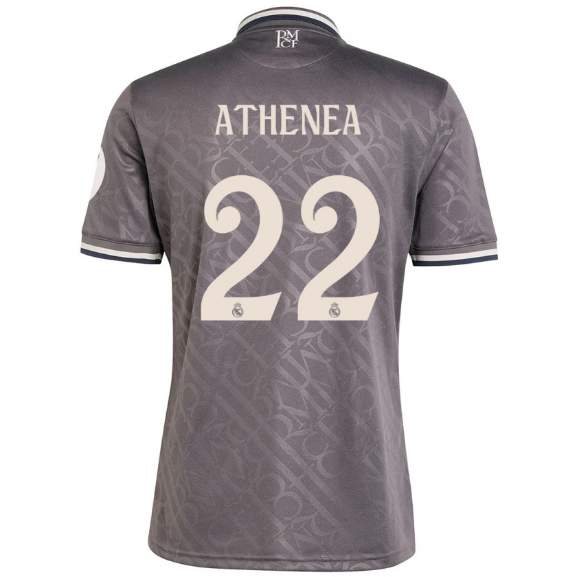 Kandiny Hombre Camiseta Athenea Del Castillo #22 Carbón Equipación Tercera 2024/25 La Camisa Chile