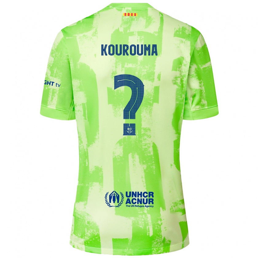 Kandiny Hombre Camiseta Baba Kourouma #0 Lima Equipación Tercera 2024/25 La Camisa Chile